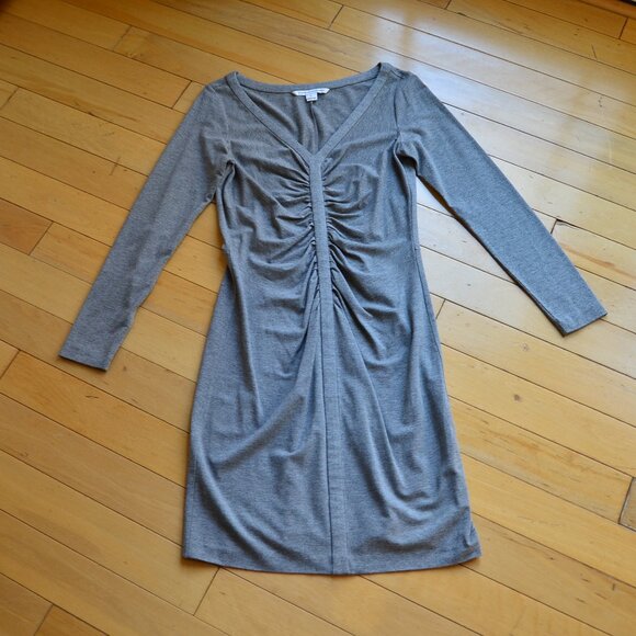 Diane Von Furstenberg Greece Gray Dress Size M - Picture 2 of 10